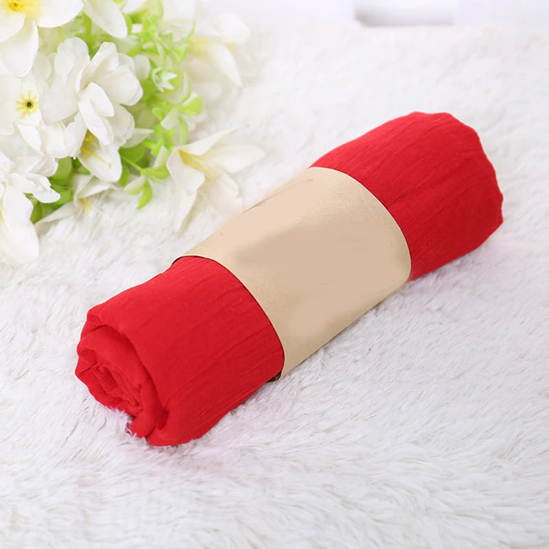 Solid Color Cotton Hijab Scarf & Shawl for Women | Lightweight Beach Wrap | 17 Colors