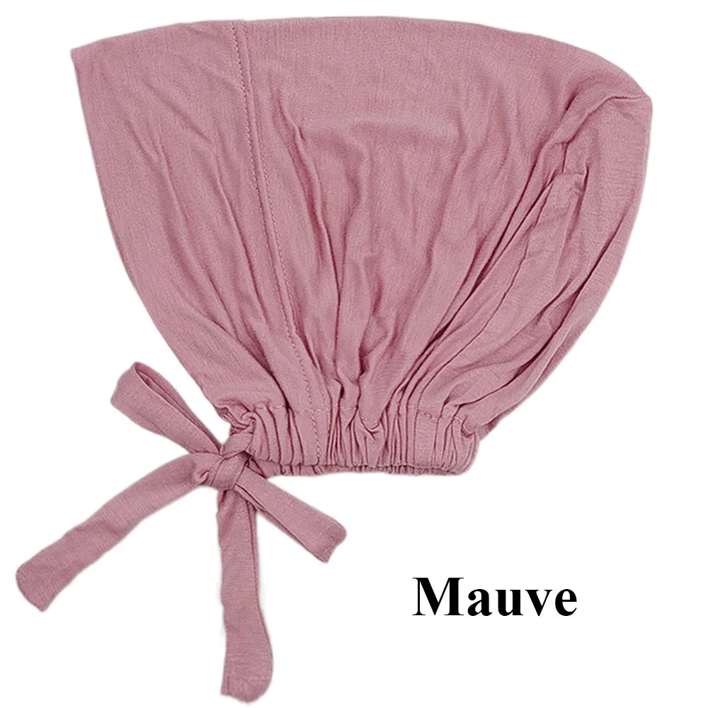 Soft Modal Inner Hijab Cap – Islamic Underscarf Bonnet (24 Colors)