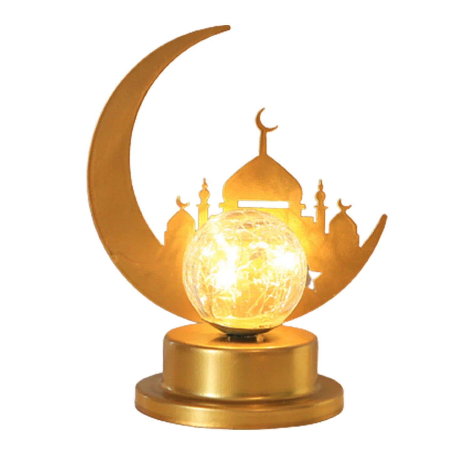 LED Ramadan Decorative Night Light - Wrought Iron Eid Table Lamp