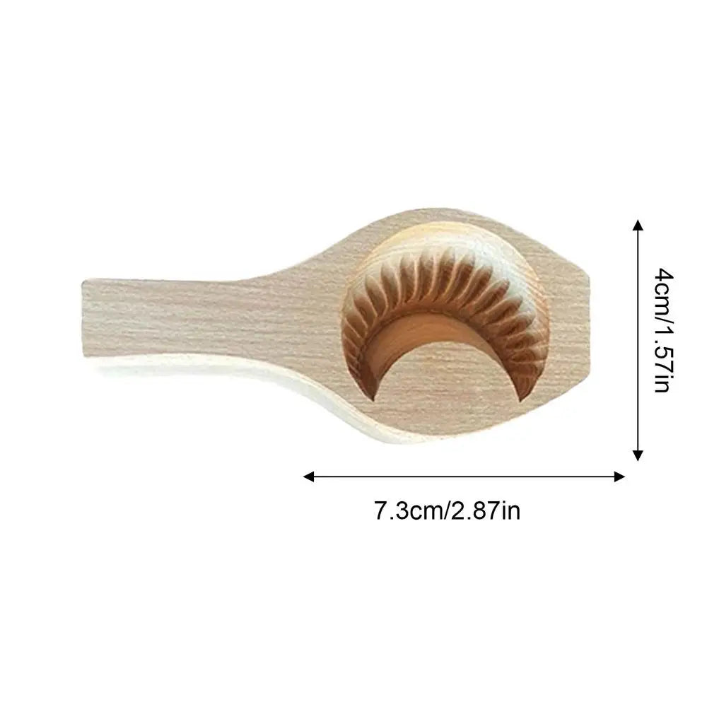 Wooden Mooncake & Eid Cookie Mold – Embossing Stamp for Baking & Gifting