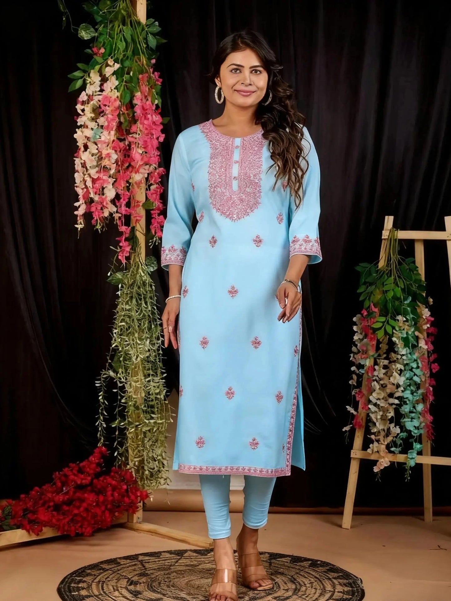 Women's Straight-Cut Abaya – Casual Modest Dress