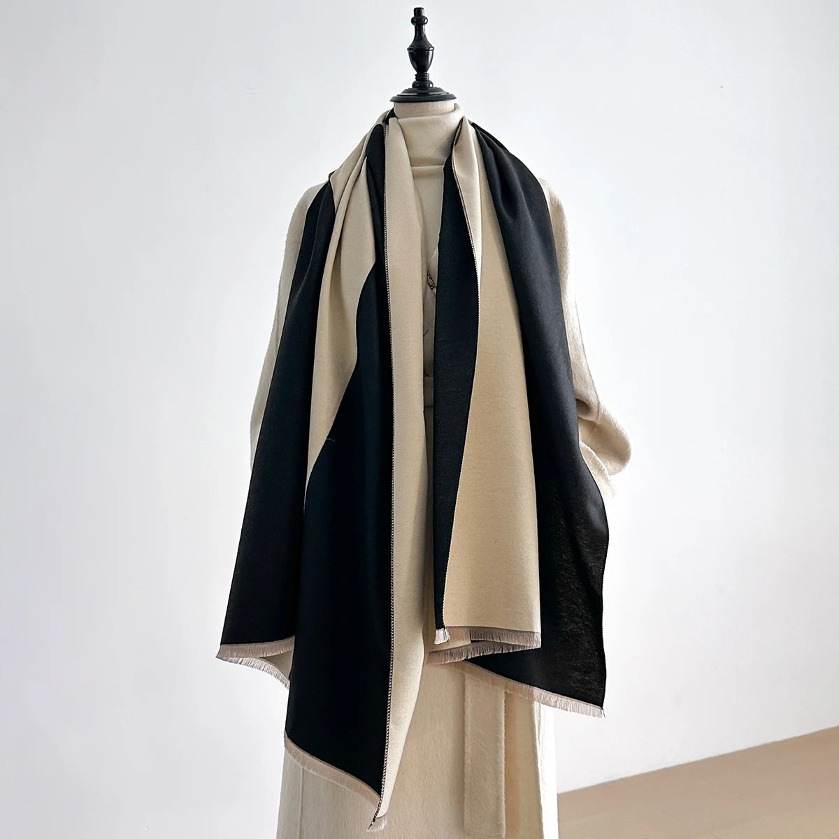 Women's Winter Pashmina Scarf & Shawl | Soft Cashmere-Like Hijab Wrap | 5 Colors