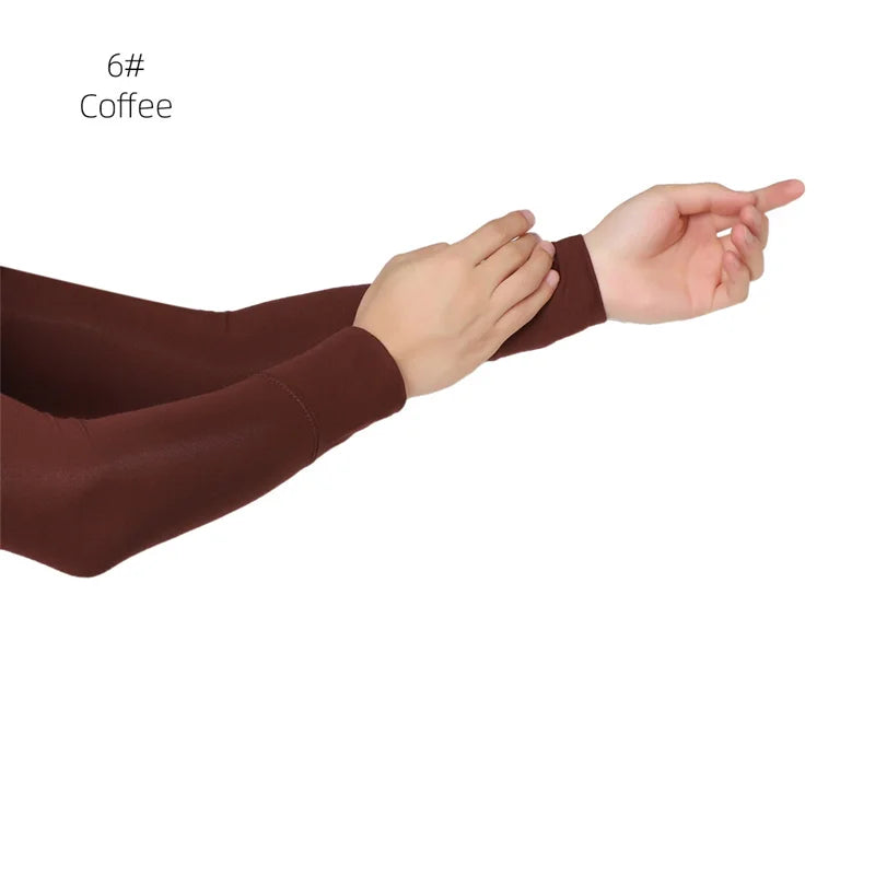 Modest Arm Cover Sleeves for Women – Cotton-Spandex Hijab Undersleeves (10 Colors)