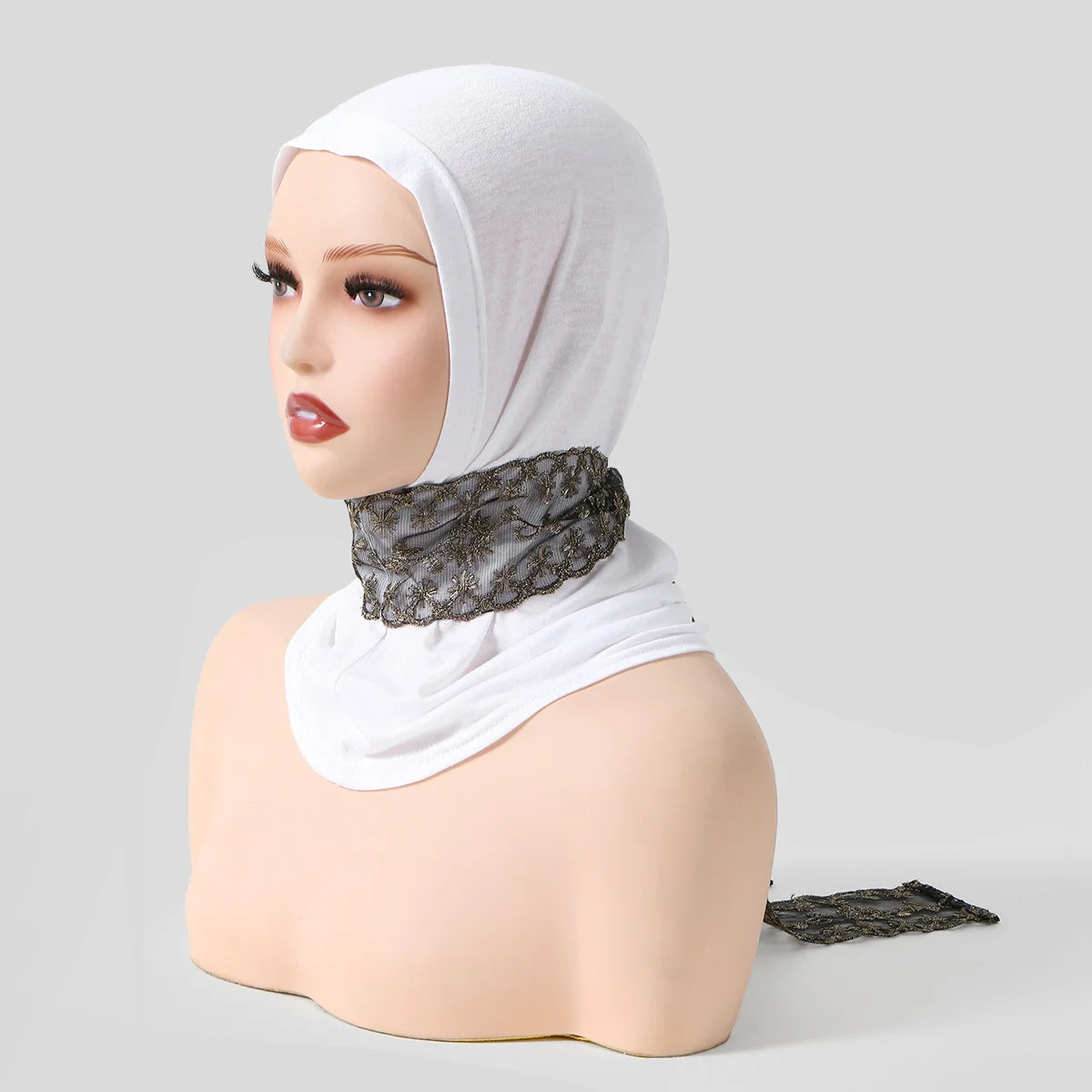Women's Instant Inner Hijab Cap – Soft Underscarf Bonnet, All-Season