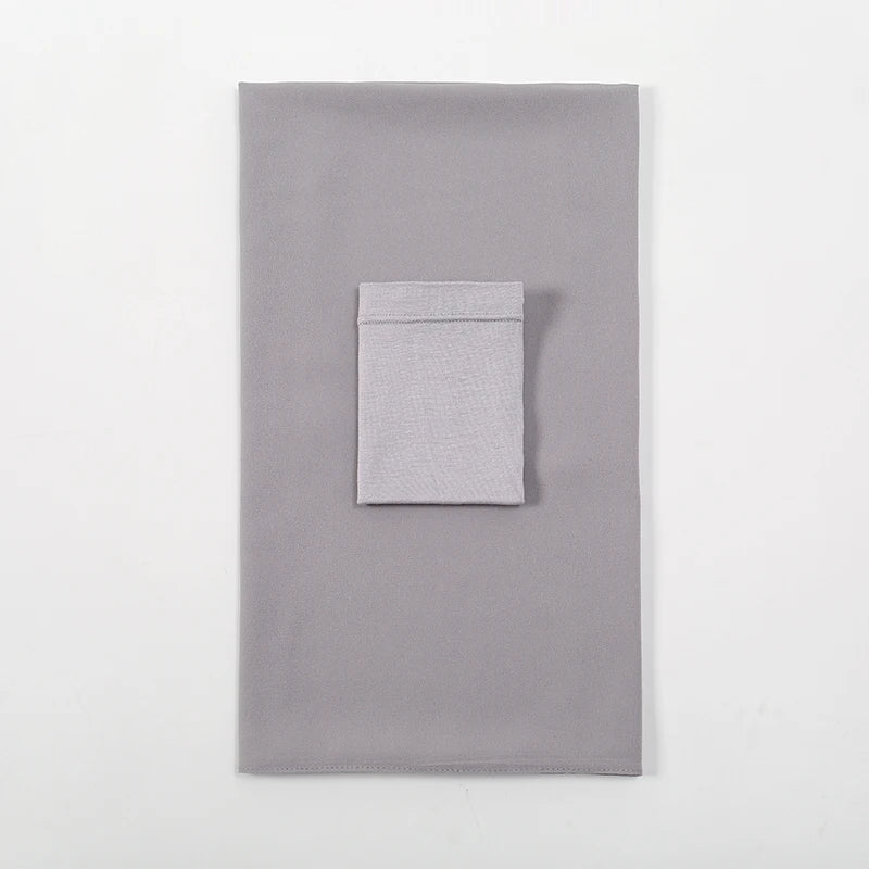 2-Piece Chiffon Hijab & Matching Undercap Set – Plain Shawl with Inner Cap for Women | 42 Colors