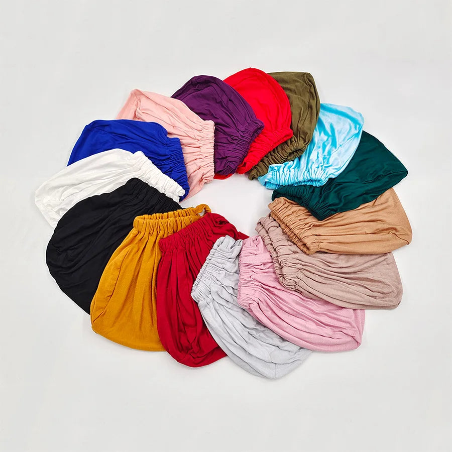 Soft Modal Inner Hijab Cap – Islamic Underscarf Bonnet (24 Colors)