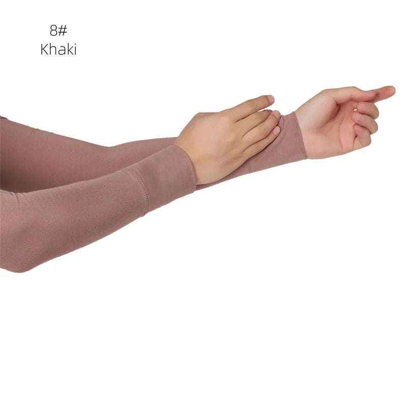 Modest Arm Cover Sleeves for Women – Cotton-Spandex Hijab Undersleeves (10 Colors)