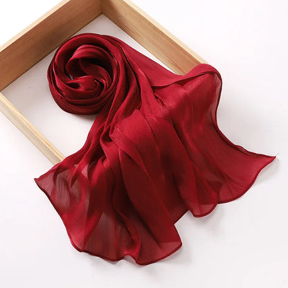 Premium Chiffon Hijab Scarf for Women | Soft Long Veil & Shawl | 20 Colors
