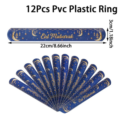 Eid Mubarak Slap Bracelet – Islamic Party Favor & Kids Gift