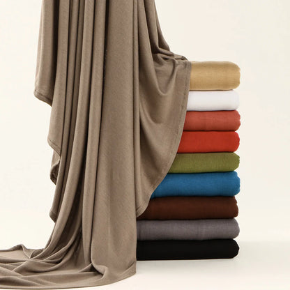 Large Square Hijab Scarf – 145 × 145 cm