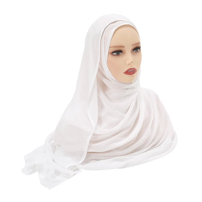 Women's Plain Modal Hijab Scarf – Lightweight Everyday Headscarf