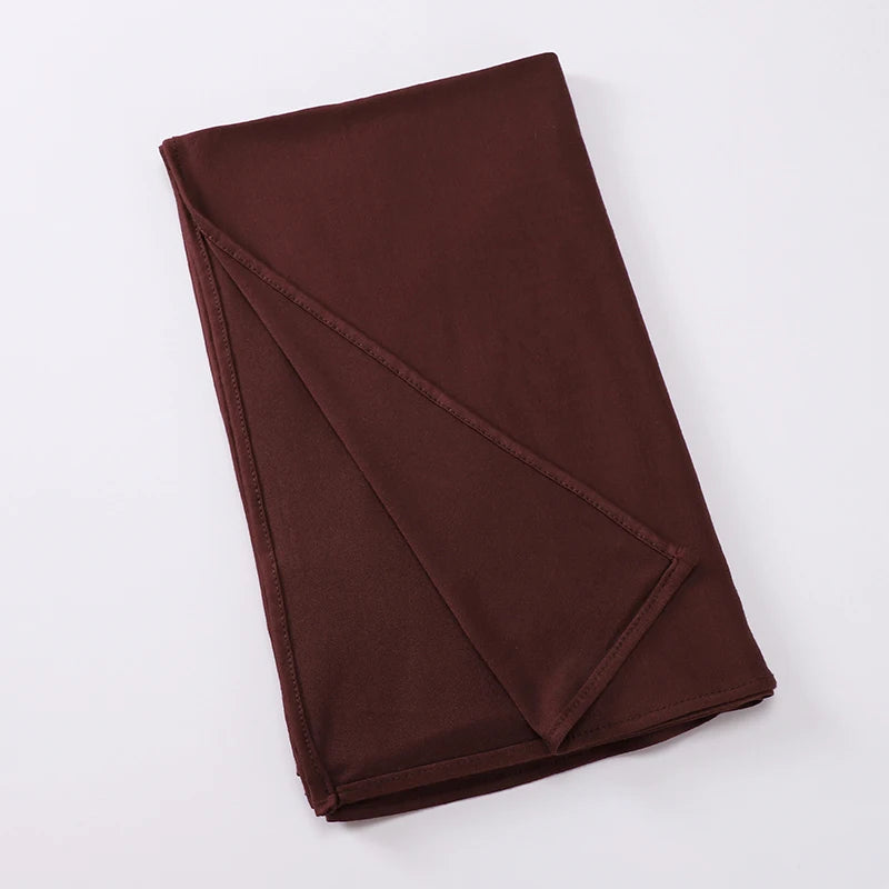 Jersey Instant Hijab – Plain Scarf, 180 × 70 cm