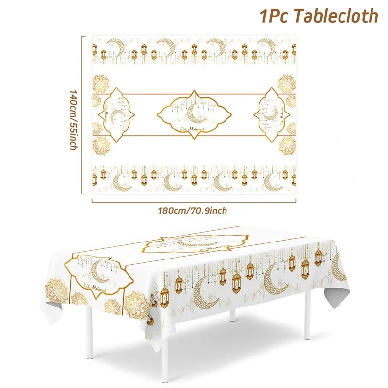 Ramadan Table Runner – Islamic Home & Party Decoration