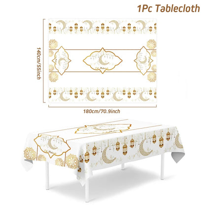 Ramadan Table Runner – Islamic Home & Party Decoration