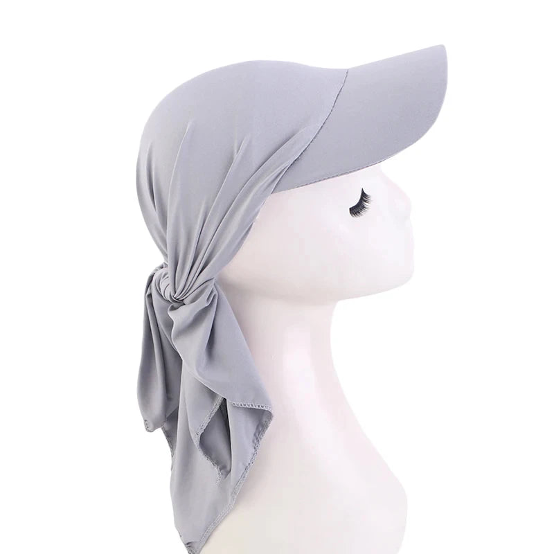 Women's Instant Hijab Cap – Slip-On Turban Bonnet