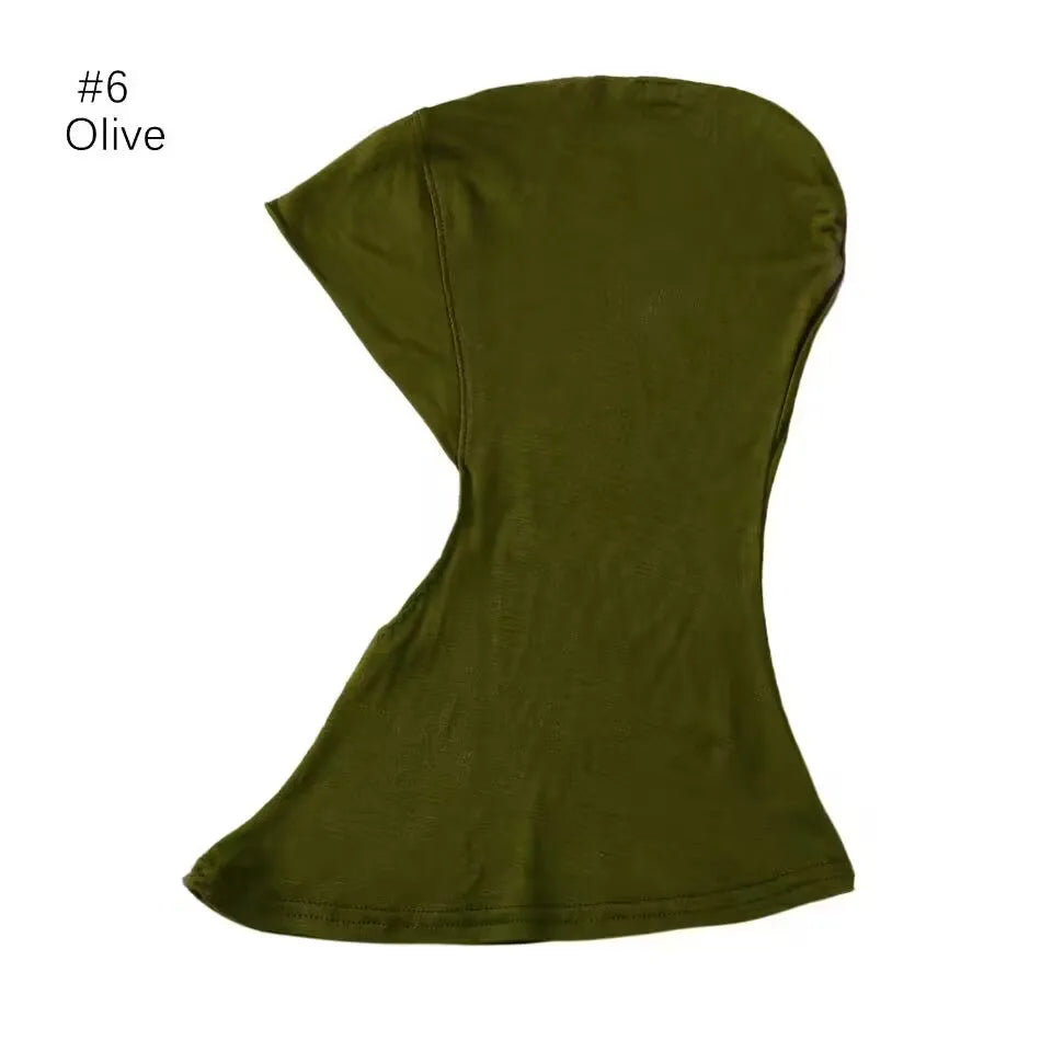 Modal Underscarf Inner Hijab Cap – Soft Stretch Veil for Women (12 Colors)