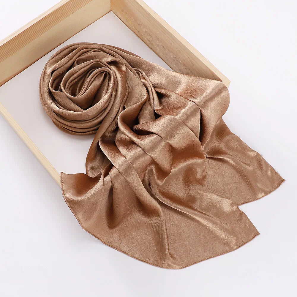 Women's Chiffon Hijab Scarf – Lightweight Silk-Feel Headscarf