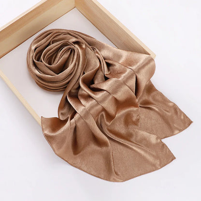 Women's Chiffon Hijab Scarf – Lightweight Silk-Feel Headscarf