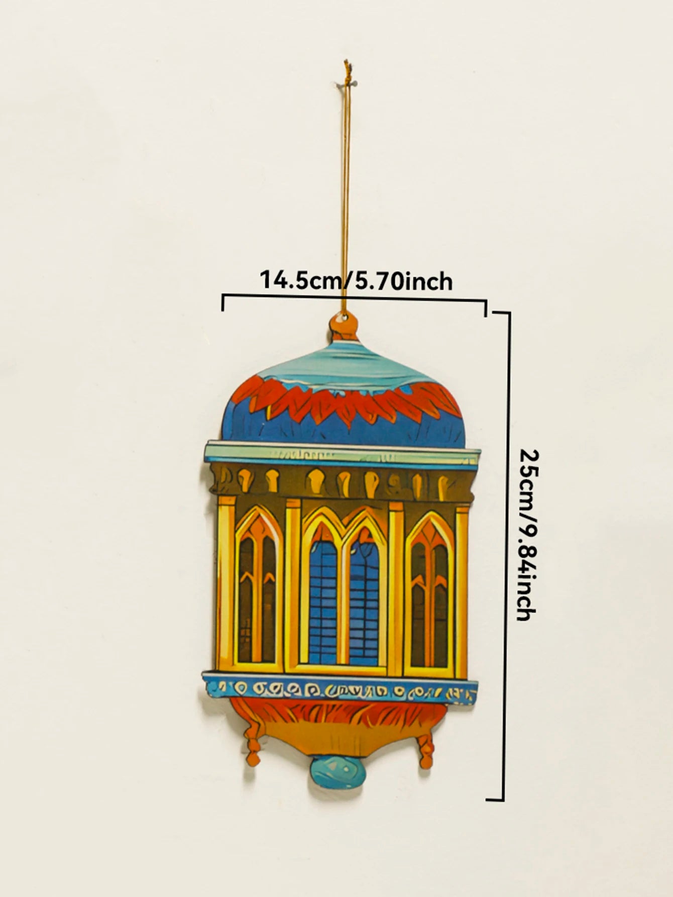 Ramadan Moon & Star Lantern - Wall Hanging Decoration