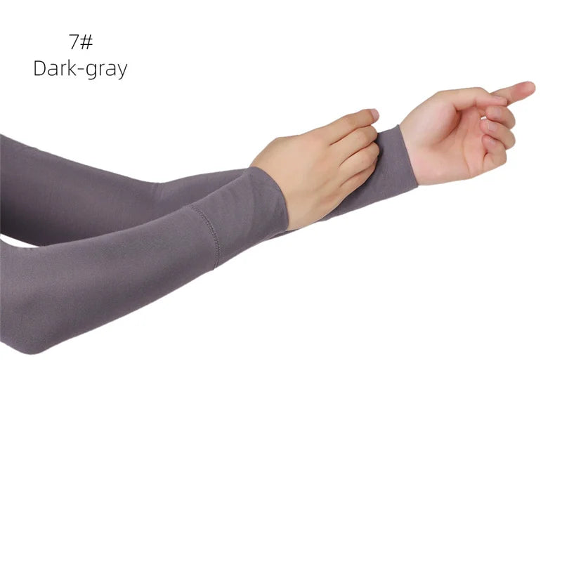Modest Arm Cover Sleeves for Women – Cotton-Spandex Hijab Undersleeves (10 Colors)