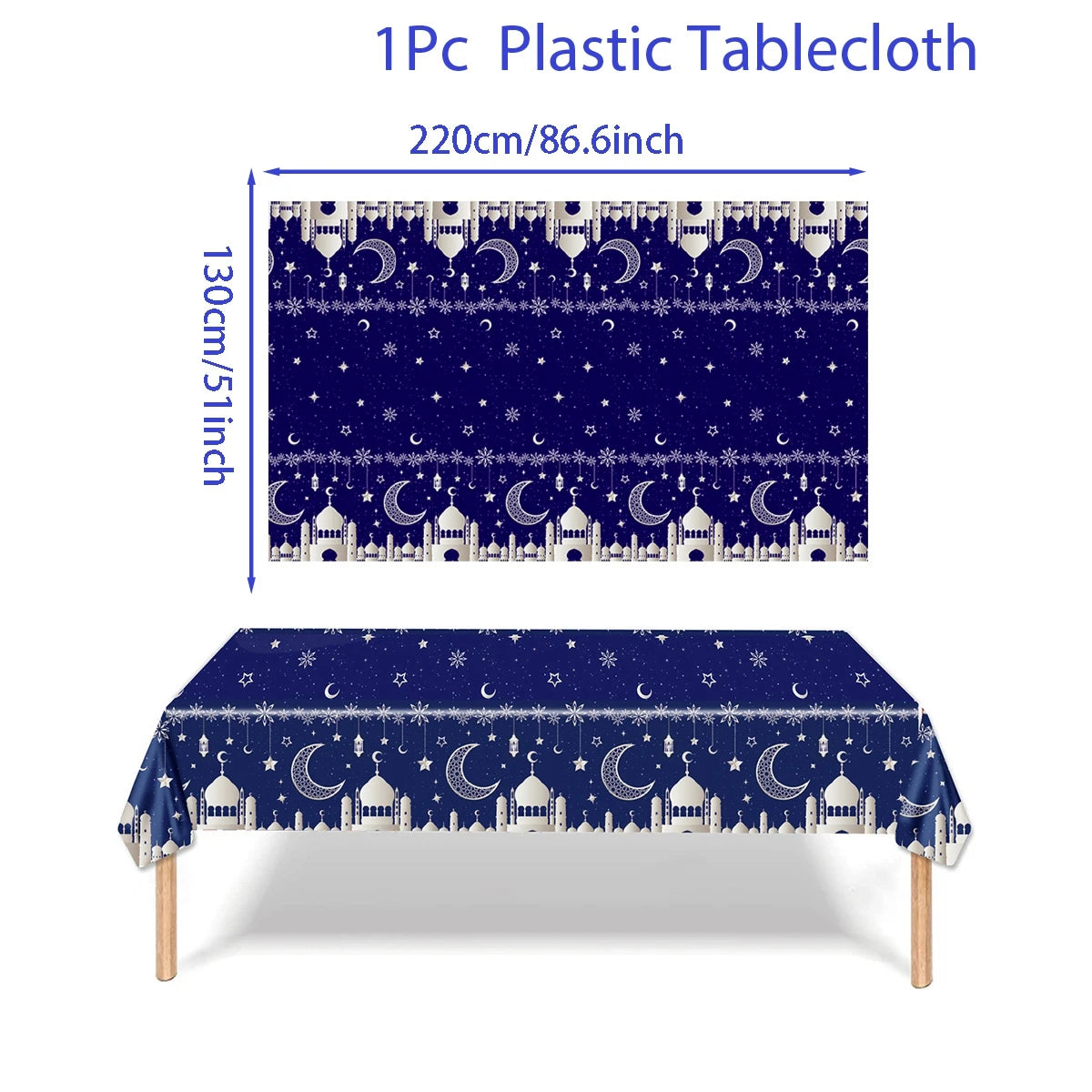 Ramadan Table Runner – Islamic Home & Party Decoration