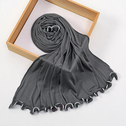 Modal Cotton Jersey Hijab - Stretch Scarf 170x55cm