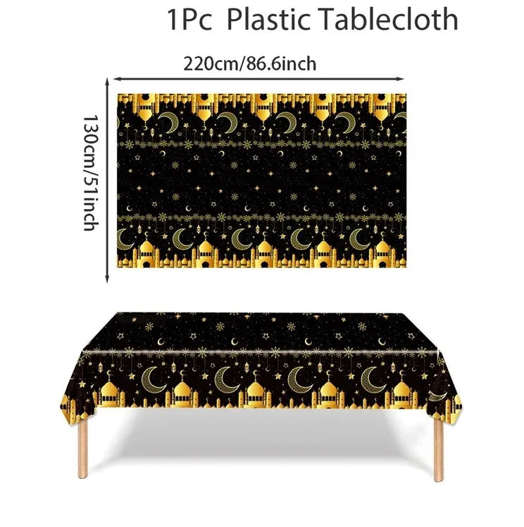 Ramadan Table Runner – Islamic Home & Party Decoration