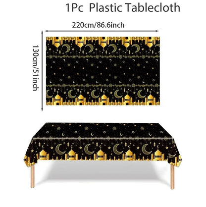 Ramadan Table Runner – Islamic Home & Party Decoration