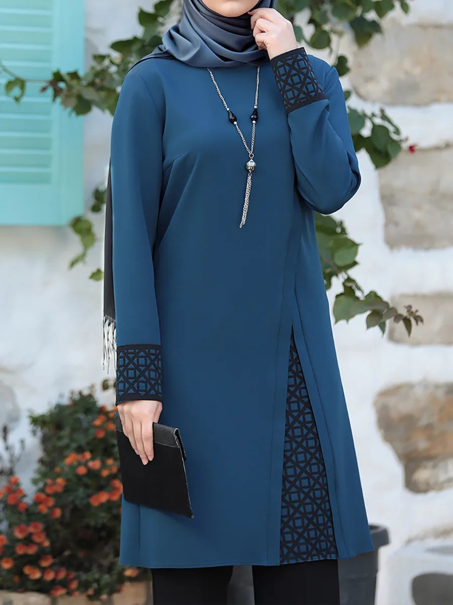 Two-Piece Modest Set – Long Top & Pants