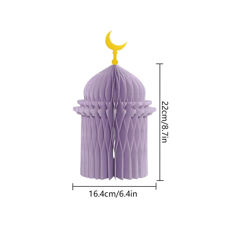 Ramadan Honeycomb Ornaments - DIY Paper Eid Decoration Set