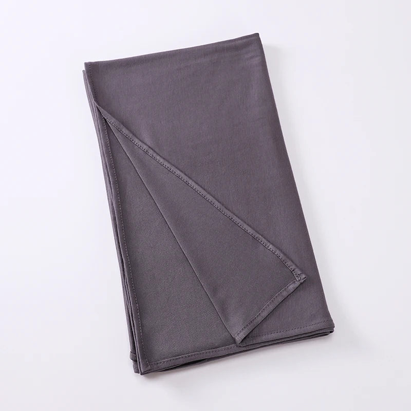Jersey Instant Hijab – Plain Scarf, 180 × 70 cm