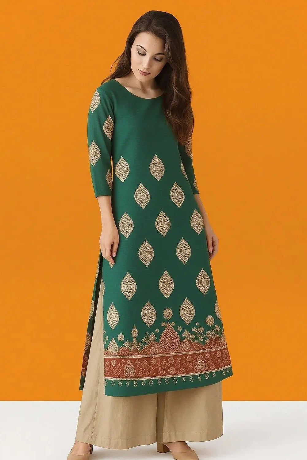 Women's Straight-Cut Abaya – Casual Modest Dress
