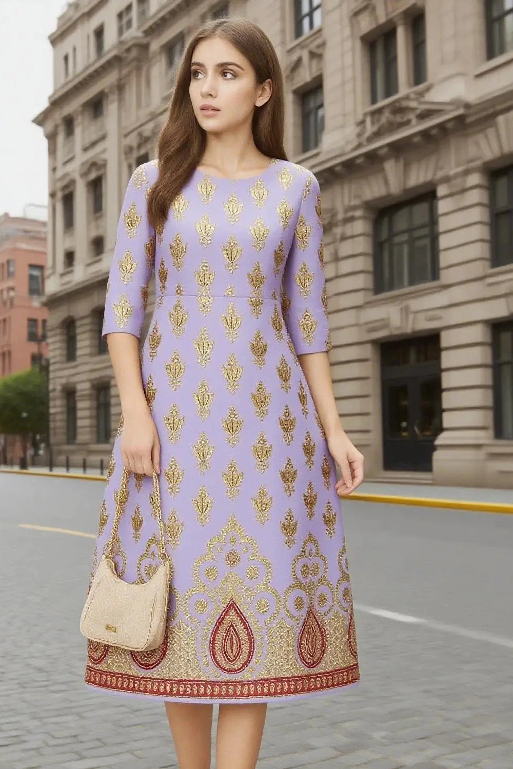 Women's Straight-Cut Abaya – Casual Modest Dress