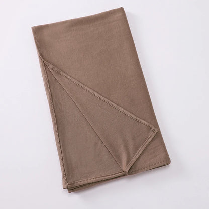 Jersey Instant Hijab – Plain Scarf, 180 × 70 cm