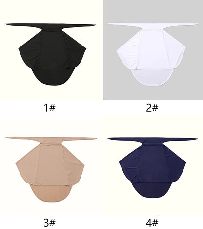 Women's Khimar Hijab with Face Covering – Soft Jersey Niqab Scarf