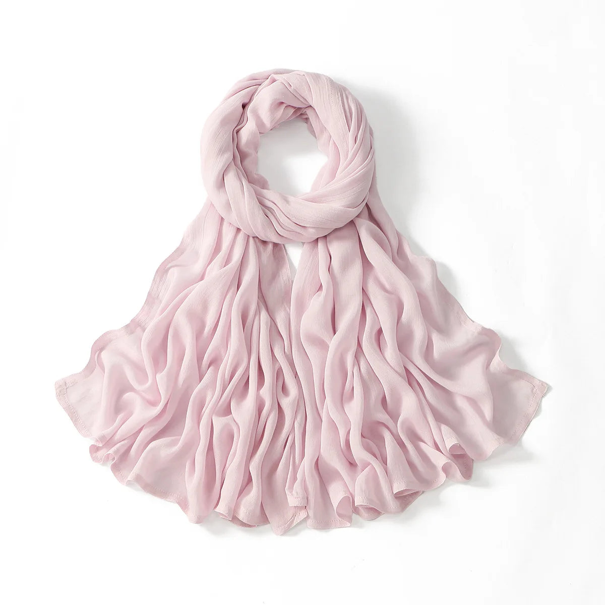 Soft Cotton Hijab for Women | Elegant Muslim Headscarf | 44 Colors | 190×85cm