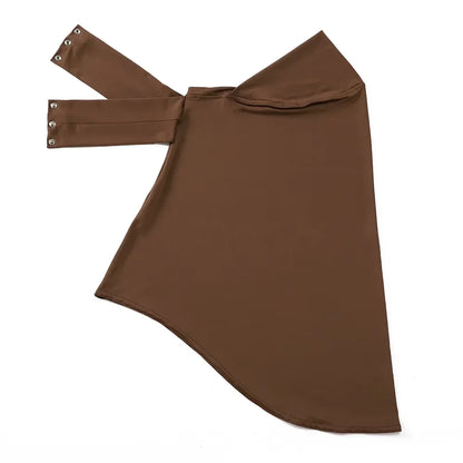 Instant Jersey Hijab Undercap – Full Cover Snap Fastener Head Wrap (16 Colors)