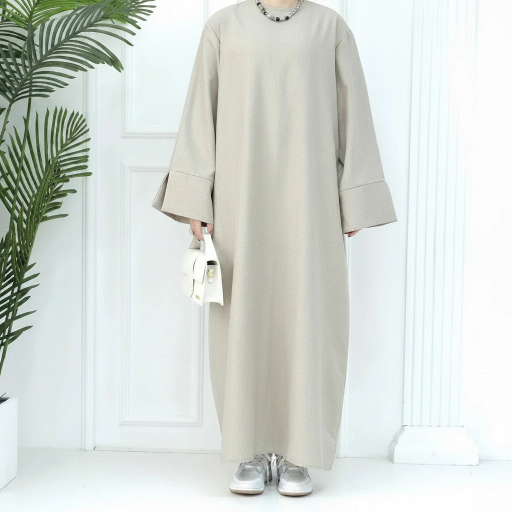 Women's Dubai Abaya – Loose Elegant Closed Modest Dress
