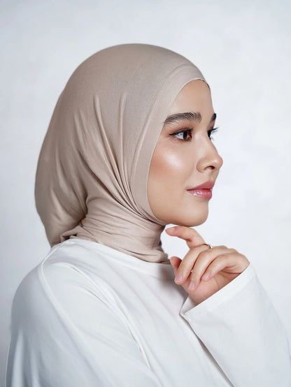 Women's Instant Inner Hijab Cap – Soft Underscarf Bonnet, All-Season