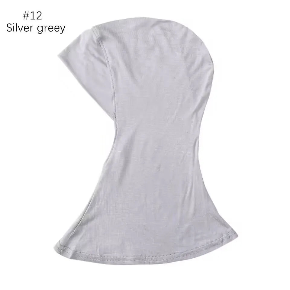Modal Underscarf Inner Hijab Cap – Soft Stretch Veil for Women (12 Colors)