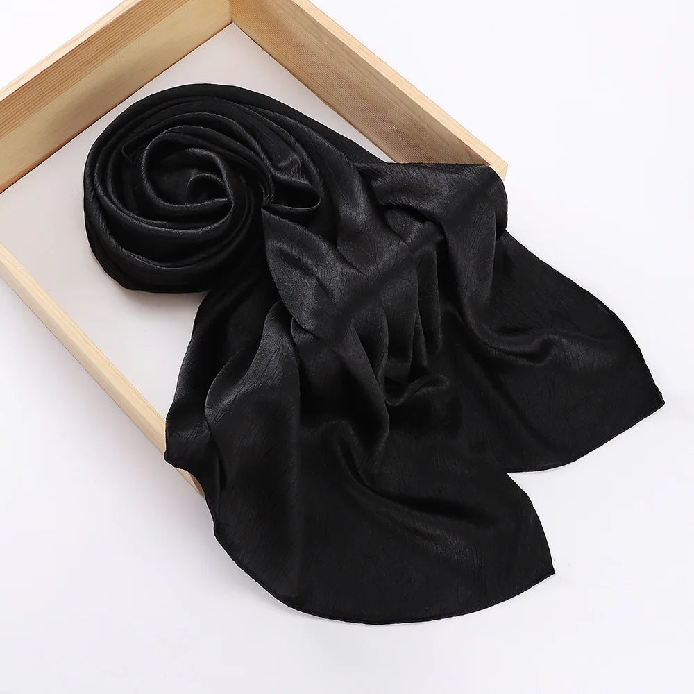 Women's Chiffon Hijab Scarf – Lightweight Silk-Feel Headscarf