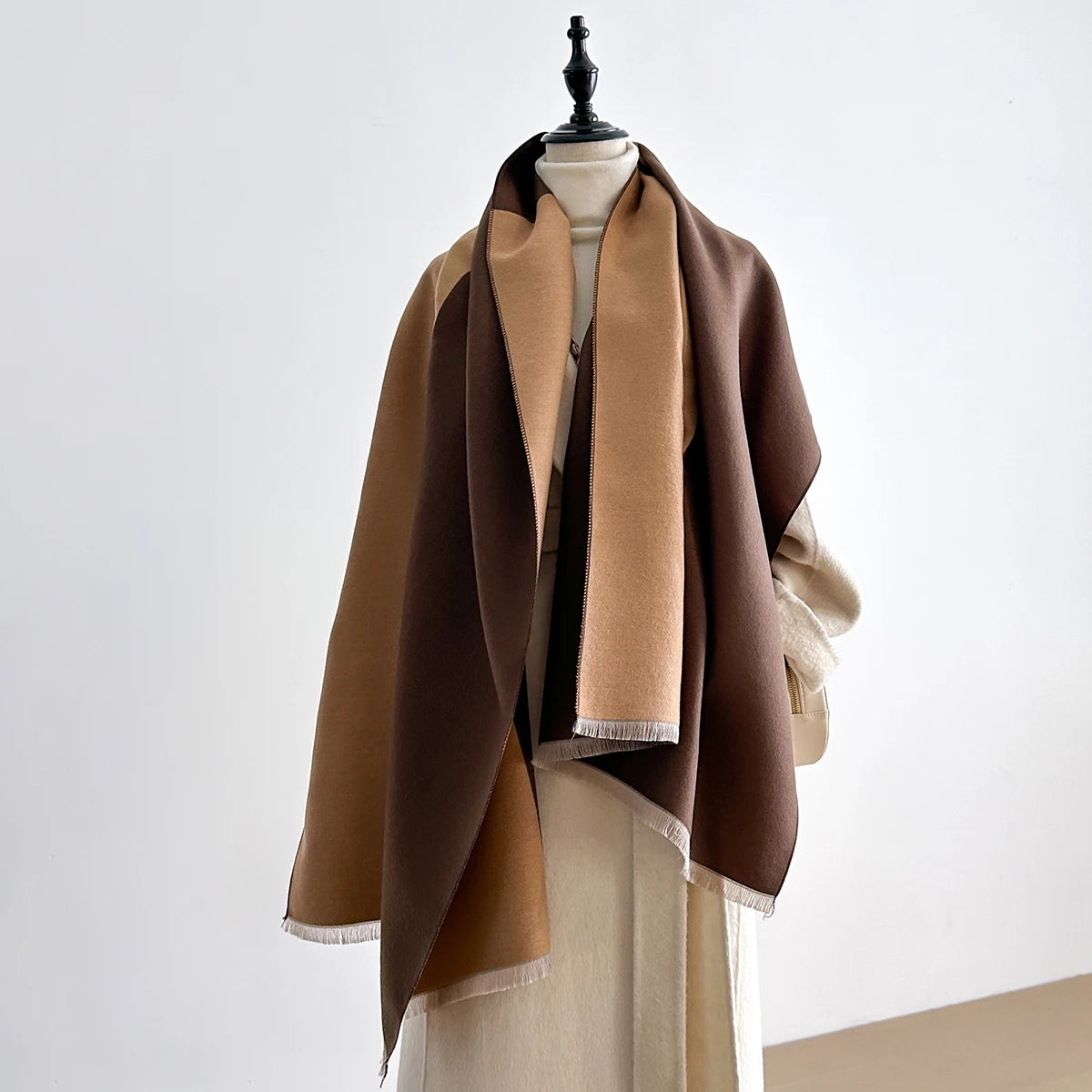 Women's Winter Pashmina Scarf & Shawl | Soft Cashmere-Like Hijab Wrap | 5 Colors