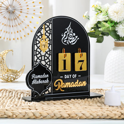 Ramadan Countdown Calendar – Eid Mubarak Home Decoration Ornament
