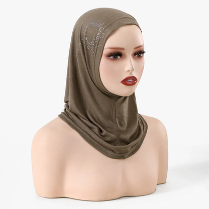 Women's Instant Inner Hijab Cap – Soft Underscarf Bonnet, All-Season