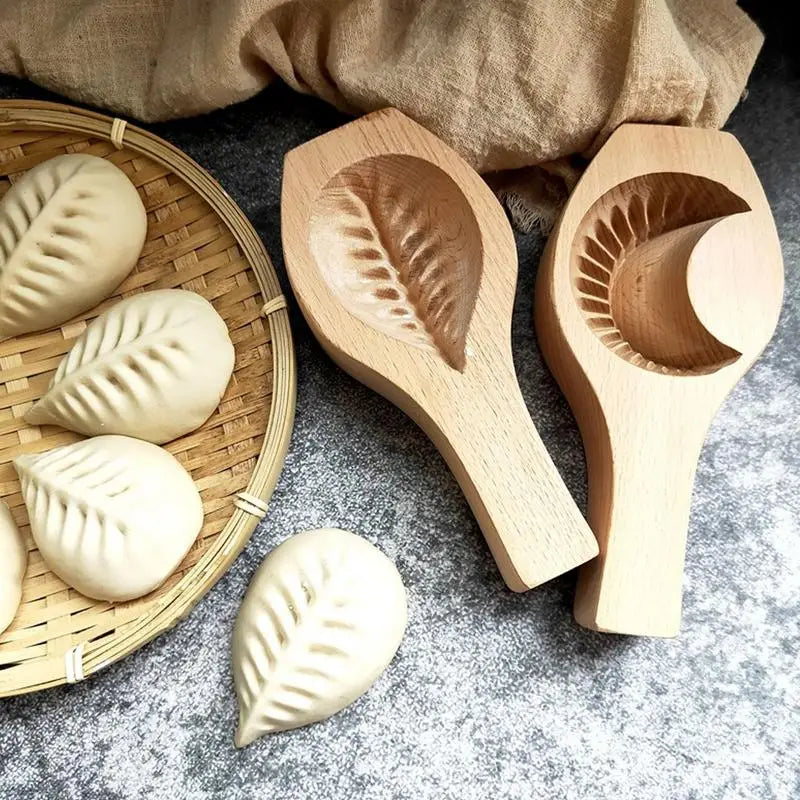Wooden Mooncake & Eid Cookie Mold – Embossing Stamp for Baking & Gifting