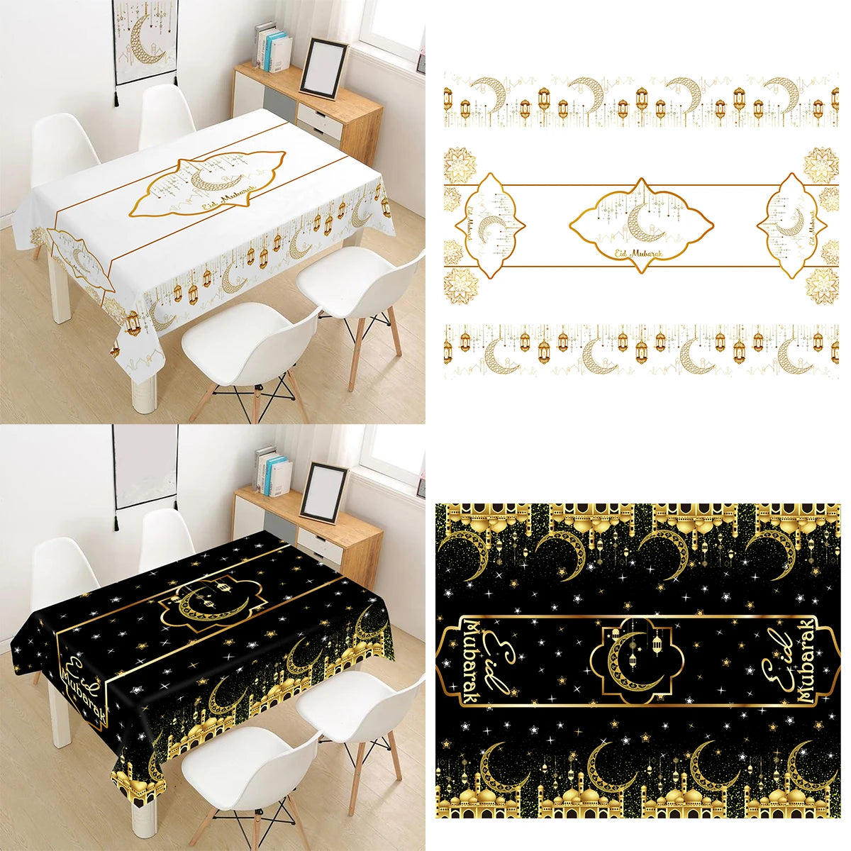 Ramadan Table Runner – Islamic Home & Party Decoration