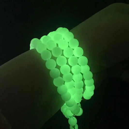 Glow-in-the-Dark Tasbih Prayer Beads – Oval Luminous Muslim Misbaha with Tassel