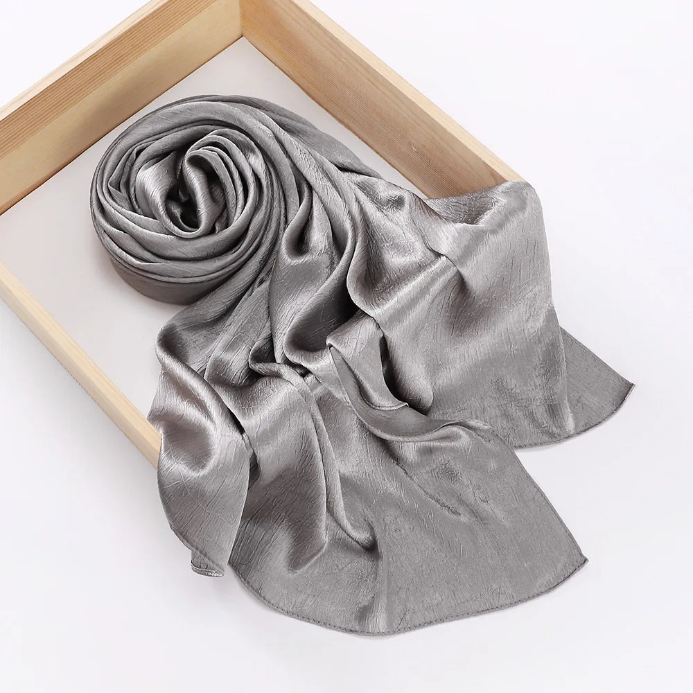 Women's Chiffon Hijab Scarf – Lightweight Silk-Feel Headscarf