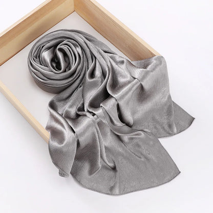 Women's Chiffon Hijab Scarf – Lightweight Silk-Feel Headscarf