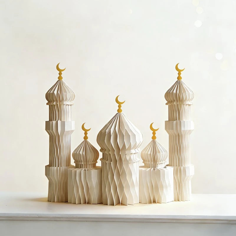 Ramadan Honeycomb Ornaments - DIY Paper Eid Decoration Set